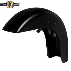 プライマーブラックフロントフェンダー未塗装ハーレーツーリングストリートロードグライド14+に適合 Primer Black Front Fender Unpainted Fit For Harley Touring Street Road Glide 14+ 【並行輸入品】