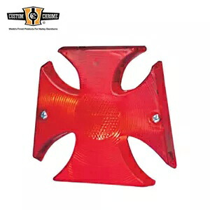 レッドテールライトレンズマルタ十字ハーレーモデルに適合 Red Taillight Lens Maltese Cross Fit For Harley Models 【並行輸入品】 30,745円