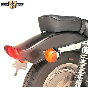 下塗りカスタムスチールリアフェンダー + テールライトキットハーレーファットボブ FXR 1982-1994 Primed Custom Steel Rear Fender+Taillight Kits For Harley Fat Bob FXR 1982-1994 【並行輸入品】