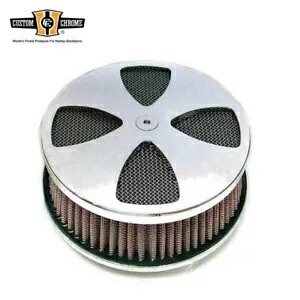 新型高性能バイク用クロスエアクリーナーカバーキット スムースカスタムクローム New High-performance Motorcycle Cross Air Cleaner Cover Kit Smooth Custom Chrome 【並行輸入品】