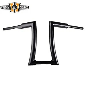 グロスブラック 2インチ 16インチ ライズ Borrachos ハンドルバー ハーレーロードキング スポーツスターに適合 Gloss Black 2\