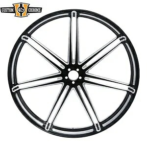 23×3.5インチ ブラックアルマイトフロントホイールリム Veeはハーレーツーリング2008-2023に適合 23×3.5\