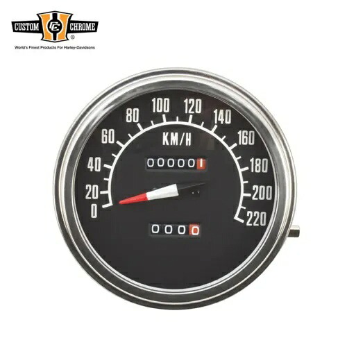 KM/H 68-84 ブラックフェイス スピードメーター ゲージ 1:1 比 ハーレーダビッドソン ファットボブ FL用 KM/H 68-84 Black Face Speedometer Gauge 1:1 Ratio For Harley Davidson Fat Bob FL 【並行輸入品】
