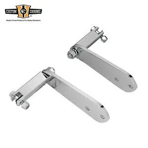 クローム ハイウェイ ペグ フットペグ ブラケット ハーレー ダイナ グライド モデル 1991-UP に適合 Chrome Highway Peg Footpeg Brackets Fit For Harley Dyna Glide Models 1991-UP 【並行輸入品】