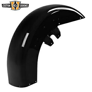 フロントフェンダーフィットハーレーツーリングエレクトラグライドロードキング 1989-2013 グロスブラック Front Fender Fit For Harley Touring Electra Glide Road King 1989-2013 GlossBlack 【並行輸入品】