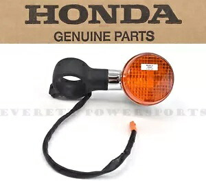 ホンダ 左フロント ウインカー 10-22 VT1300CX/CXA Fury ウインカー ユニット 新品 OEM #E184 Honda Left Front Turn Signal 10-22 VT1300CX/CXA Fury Blinker Unit New OEM #E184 【並行輸入品】