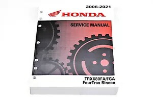 サービスマニュアル 2006-2021 TRX680 FA FGA リンコンホンダショップ修理書 新しい OEM#A53 Service Manual 2006-2021 TRX680 FA FGA Rincon Honda Shop Repair Book New OEM#A53 【並行輸入品】