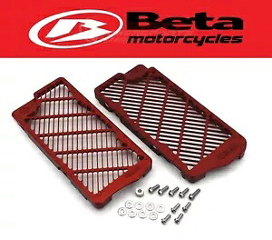 ラジエーター ガード レッド ビレット アルミニウム 125-500 RR/レース/RR-S/RS ベータ 2T 4T #J245 Radiator Guards Red Billet Aluminum 125-500 RR/Race/RR-S/RS Beta 2T 4T #J245 【並行輸入品】