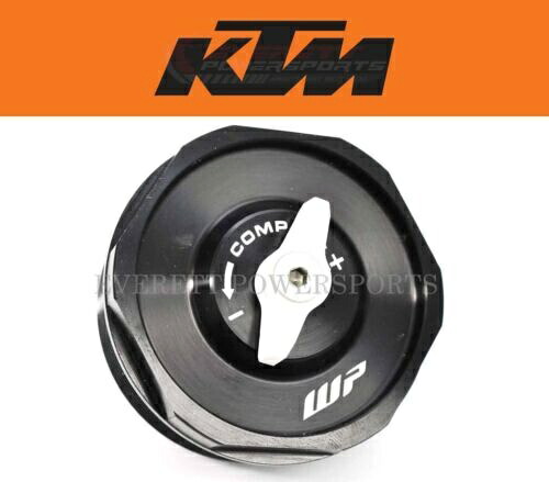 コンプレッション フォーク キャップ 890 デューク R KTM WP OEM 左アジャスター ブラック バルブ #J237 B Compression Fork Cap 890 Duke R KTM WP OEM Left Adjuster Black Valve #J237 B 【並行輸入品】