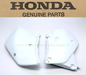 サイドパネル XR650 R 00-07 OEM 左右ロスホワイト 純正ホンダカバー #a98 Side Panels XR650 R 00-07 OEM Left Right Ross White Genuine Honda Covers #a98 【並行輸入品】