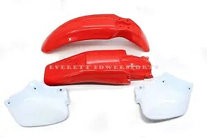 プラスチックボディキット 96-04 XR250 XR400 サイドパネルフロントリアフェンダーマッドガード N12 Plastic Body Kit 96-04 XR250 XR400 Side Panels Front Rear Fenders Mud Guards N12 【並行輸入品】