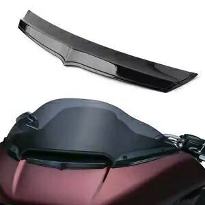 ハーレーロードグライド 2015 以降用 ブラック ABS フロントフェアリングエアフローベントアクセントトリム For Harley Road Glide 2015-Up Black ABS Front Fairing Air Flow Vent Accent Trim 【並行輸入品】