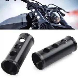 フォークアッパーカバーフロントショックアブソーバーパイプカバーハーレーソフテイルストリートボブ用 Fork Upper Cover Front Shock Absorber Pipe Cover For Harley Softail Street Bob 【並行輸入品】