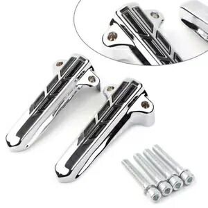 ハーレー FLHT FLHX FLHR エレクトラロードフロントロアフォーク脚カバースモークライト For Harley FLHT FLHX FLHR Electra Road Front Lower Fork Leg Cover Smoke Light 【並行輸入品】