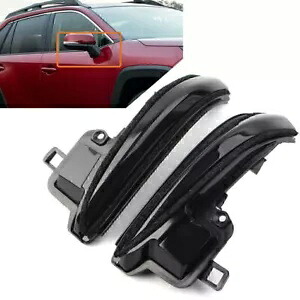 ブラック ダイナミック ターン シグナル サイドミラー シーケンシャル ライト フィット トヨタ タコマ アルファード Black Dynamic Turn Signal Side Mirror Sequential Light Fit Toyota Tacoma Alphard 【並行輸入品】