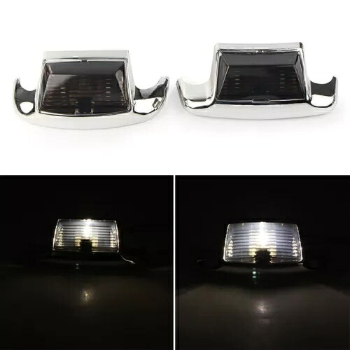 マッドガードトリムフェンダーチップ LED ライトハーレー FLHT FLT FLHS FLHR FLSTC 2 個 US Mudguard Trim Fender Tip LED Light For Harley FLHT FLT FLHS FLHR FLSTC 2PCS US 【並行輸入品】