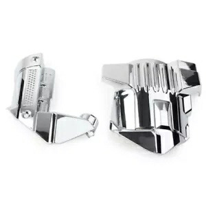 2 個グロスクロームエンジン装飾カバーホンダゴールドウィング GL1800 2018-2021 2pcs Gloss Chrome Engine Decorative Cover For Honda Gold Wing GL1800 2018-2021 【並行輸入品】