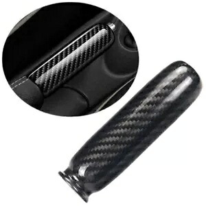 ハンドブレーキカバーハンドルプロテクターミニクーパー R50 R52 R53 R55 カーボンファイバー Handbrake Cover Handle Protector For Mini Cooper R50 R52 R53 R55 Carbon Fiber 【並行輸入品】