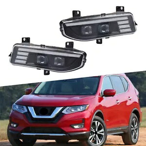 LED デイタイムランニングライト DRL ランプ日産エクストレイルローグ 2017 2018 2019 ペア LED Daytime Running Light DRL Lamp For Nissan X-Trail Rogue 2017 2018 2019 Pair 【並行輸入品】