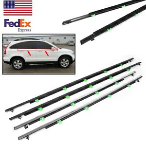 車の外側のドア窓ウェザーストリップシールホンダ CR-V CRV 2007-2011 4 個米国 Car Outside Door Window Weatherstrips Seal For Honda CR-V CRV 2007-2011 4PCS US 【並行輸入品】