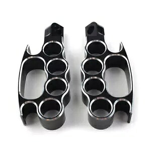 ハーレー ソフテイル ダイナ スポーツスター ツーリング TU2 BLK 用フロアボード コントロール フットペグ Floor Board Controls Foot Pegs for Harley Softail Dyna Sportster Touring TU2 BLK 【並行輸入品】
