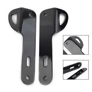 ブラック フロントエンド フォーク タイダウン ブラケット キット ハーレー エレクトラ ストリート グライド 14-21用 Black Front End Fork Tie Down Bracket Kit For Harley Electra Street Glide 14-21 【並行輸入品】