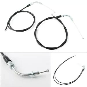 51インチ スロットルケーブルワイヤーセット 2本 ハーレー XL1200 XL883 オートバイ用 2PCS 51\