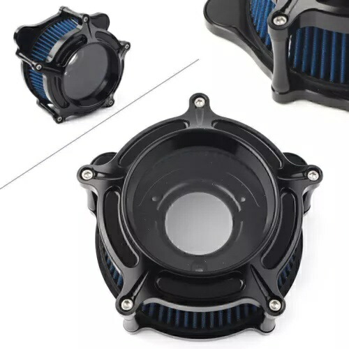 ブラック CNC エアクリーナー インテークフィルター ハーレーツーリングトライク 2008 2009-2016 2010用 Black CNC Air Cleaner Intake Filter for Harley Touring Trike 2008 2009-2016 2010 【並行輸入品】