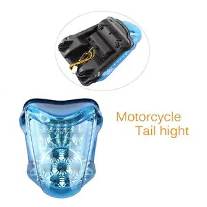 ブルー LED テールライト スズキ ハヤブサ GSX1300R 2008-2013 ターンシグナルランプ付き Blue LED Taillight for Suzuki Hayabusa GSX1300R 2008-2013 w/ Turn Signal Lamp 【並行輸入品】