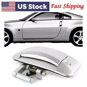 車の外側の外装シルバードアハンドルバー左ドライバー日産 350Z 2003-09 Car Outside Exterior Silver Door Handle Bar Left Driver for Nissan 350Z 2003-09 【並行輸入品】