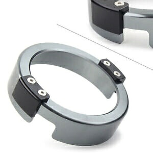 Moto スピードメーター ゲージ メーターリングカバー ホンダ 反乱 CMX300 2021 クロームブラック Moto Speedometer Gauge Meter Ring Cover For Honda REBEL CMX300 2021 Chrome Black 【並行輸入品】