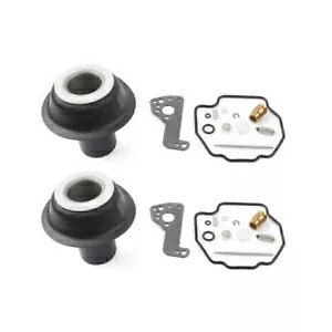 2x キャブレター再構築修理キットプランジャーダイヤフラム VIRAGO 535 XV535 XV 535 2x Carburetor Rebuild Repair Kit Plunger Diaphragm For VIRAGO 535 XV535 XV 535 【並行輸入品】