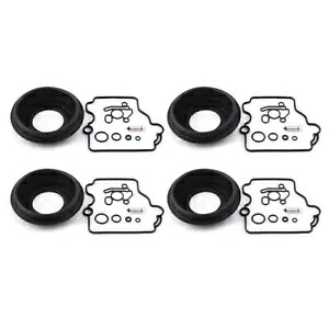 4 セットキャブレター再構築キット真空ダイヤフラムスズキ RF600R RF900R 修理用 4 Sets Carburetor Rebuild Kits Vacuum Diaphragms for Suzuki RF600R RF900R Repair 【並行輸入品】