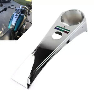 クロームロングライダースタイルダッシュパネルハーレーソフテイルカスタムFXSTC FXDG FXDWG FX用 Chrome Long Rider Style Dash Panel For Harley Softail Custom FXSTC FXDG FXDWG FX 【並行輸入品】