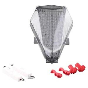 1pc E マーク LED クリアテールライトランニングランプ信号付きヤマハ R6 2006-2007 1pc E-Mark LED Clear Taillights Running Lamp w/ Signals For YAMAHA R6 2006-2007 【並行輸入品】