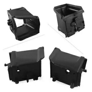 2x ブラックプラスチックラムエアインテークチューブダクトヤマハ YZF R6 2008 2009-2016 2015 2x Black Plastic Ram Air Intake Tube Duct For YAMAHA YZF R6 2008 2009-2016 2015 【並行輸入品】