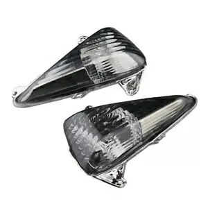 フロント ターン シグナル インジケーター ライト レンズ ホンダ CBF600S バラデロ 1000 スモーク用 Front Turn Signal Indicator Lights Lens for Honda CBF600S VARADERO 1000 Smoke 【並行輸入品】