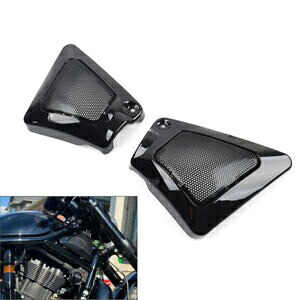 ペアモーターエアボックスフレームネックサイドインテークカバーハーレー V ロッド VRSCX VRSCA Pair Motor Airbox Frame Neck Side Intake Cover For Harley V-Rod VRSCX VRSCA 【並行輸入品】