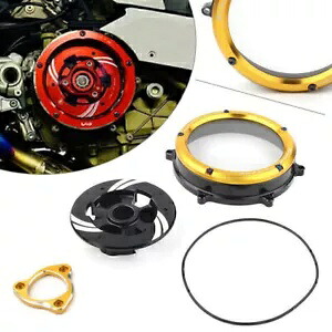 クリアクラッチカバーキット保護ドゥカティパニガーレ 959 1199 1299 SR 2012-2019 Clear Clutch Cover Kit Protect For Ducati Panigale 959 1199 1299 S R 2012-2019 【並行輸入品】