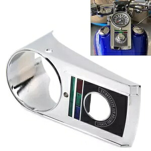 クロームスピードメーター Speedo ダッシュパネルカバーハウジングキット 91-95 ハーレーソフテイル用 Chrome Speedometer Speedo Dash Panel Cover Housing Kit For 91-95 Harley Softail 【並行輸入品】