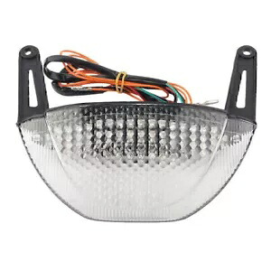 LED テールライトスモーク統合ターンシグナルホンダ CBR600RR 2007-2012 08 ホワイト LED Taillight Smoke Integrated Turn Signal For Honda CBR600RR 2007-2012 08 White 【並行輸入品】