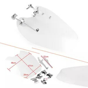 クリアフロントガラスフロントガラスハーレースポーツスター XL1200 1988-2011 1989 1990 2010 Clear Windscreen Windshield for Harley Sportster XL1200 1988-2011 1989 1990 2010 【並行輸入品】 51,480円