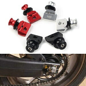 2 個シルバーチェーン調整ブラケットネジロッカーリールスライダーホンダ CB650R 2pcs Silver Chain Adjustment Bracket Screw Rocker Reel Slider For HONDA CB650R 【並行輸入品】