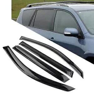 サイドウィンドウバイザーベント日雨ディフレクターガードトヨタ RAV4 2008-2013 2009 Side Window Visors Vent Sun Rain Deflector Guard For Toyota RAV4 2008-2013 2009 【並行輸入品】