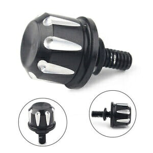 ハーレースポーツスター/ワイドグライド用リアフェンダーシートスクリューボルト ブラック Rear Fender Seat Screw Bolt for Harley Sportster/Wide Glide Black 【並行輸入品】
