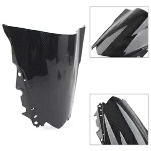 新しいブラックカーボンファイバー ABS フロントガラスシールドヤマハ YZF-R25 2014-18 R3 2015 New Black Carbon Fiber ABS Windshield Shield for Yamaha YZF-R25 2014-18 R3 2015 【並行輸入品】