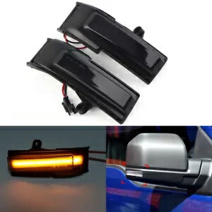 流れる LED バックミラーダイナミックターンシグナルライトペアフォード F-150 15-20 Flowing LED Rearview Mirror Dynamic Turn Signal Light Pair For Ford F-150 15-20 【並行輸入品】