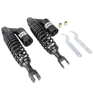 ユニバーサル 350 ミリメートルリアエアショックアブソーバースプリングサスペンション BMW ホンダヤマハ Universal 350mm Rear Air Shock Absorbers Spring Suspension For BMW Honda Yamaha 【並行輸入品】