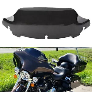 7 ' ウェーブ フロントガラス フロントガラス ハーレー ツーリング エレクトラ ストリート グライド 2014-21 米国用 7' Wave Windshield Windscreen For Harley Touring Electra Street Glide 2014-21 US 【並行輸入品】