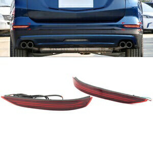 2 x LED リアリフレクター テールライト ブレーキランプ シボレー エクイノックス 2017-2023用 2 x LED Rear Reflector Tail Light Brake Lamp For Chevrolet Equinox 2017-2023 【並行輸入品】